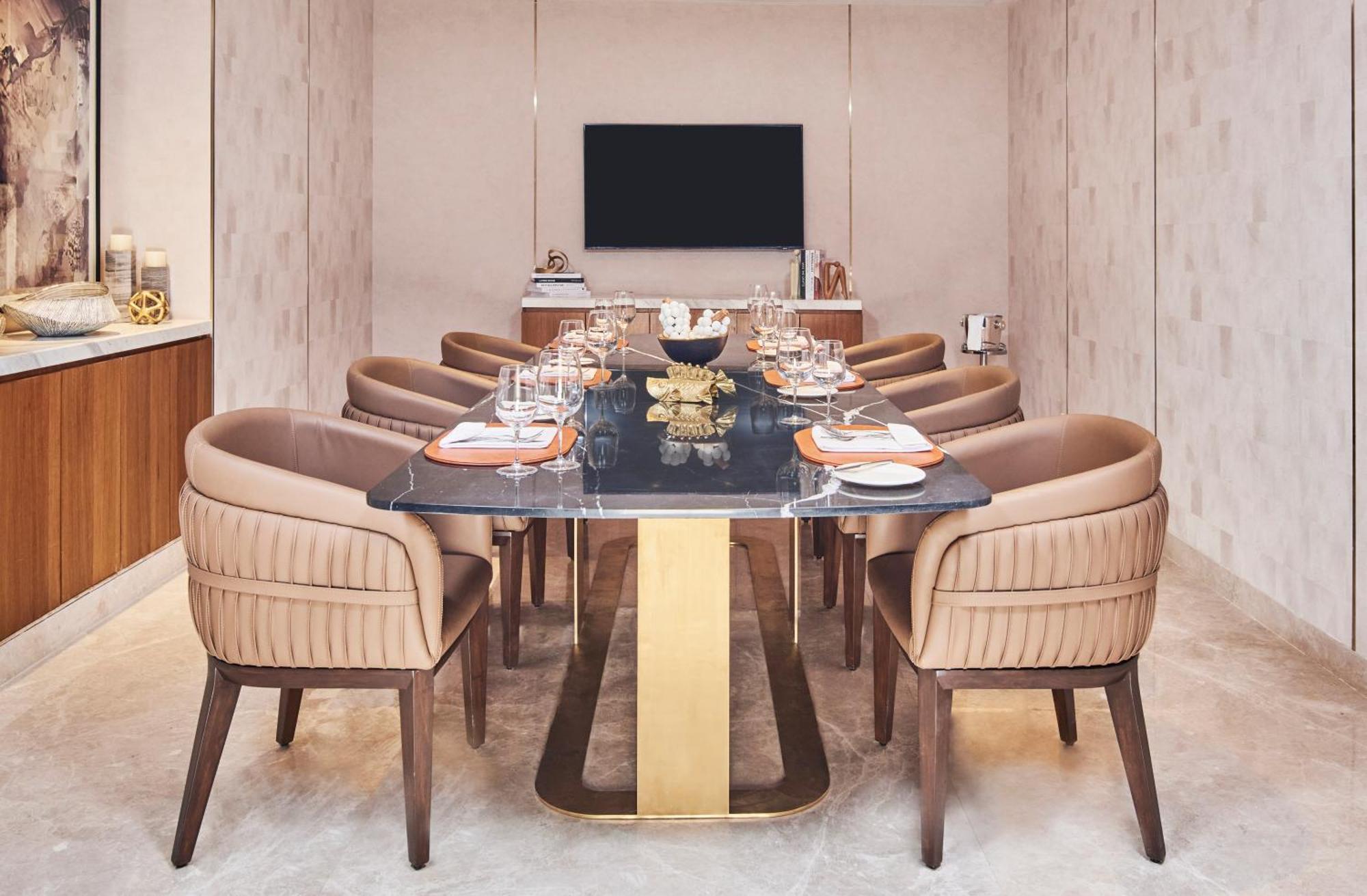 Novotel Mumbai International Airport Exteriör bild Private dining room