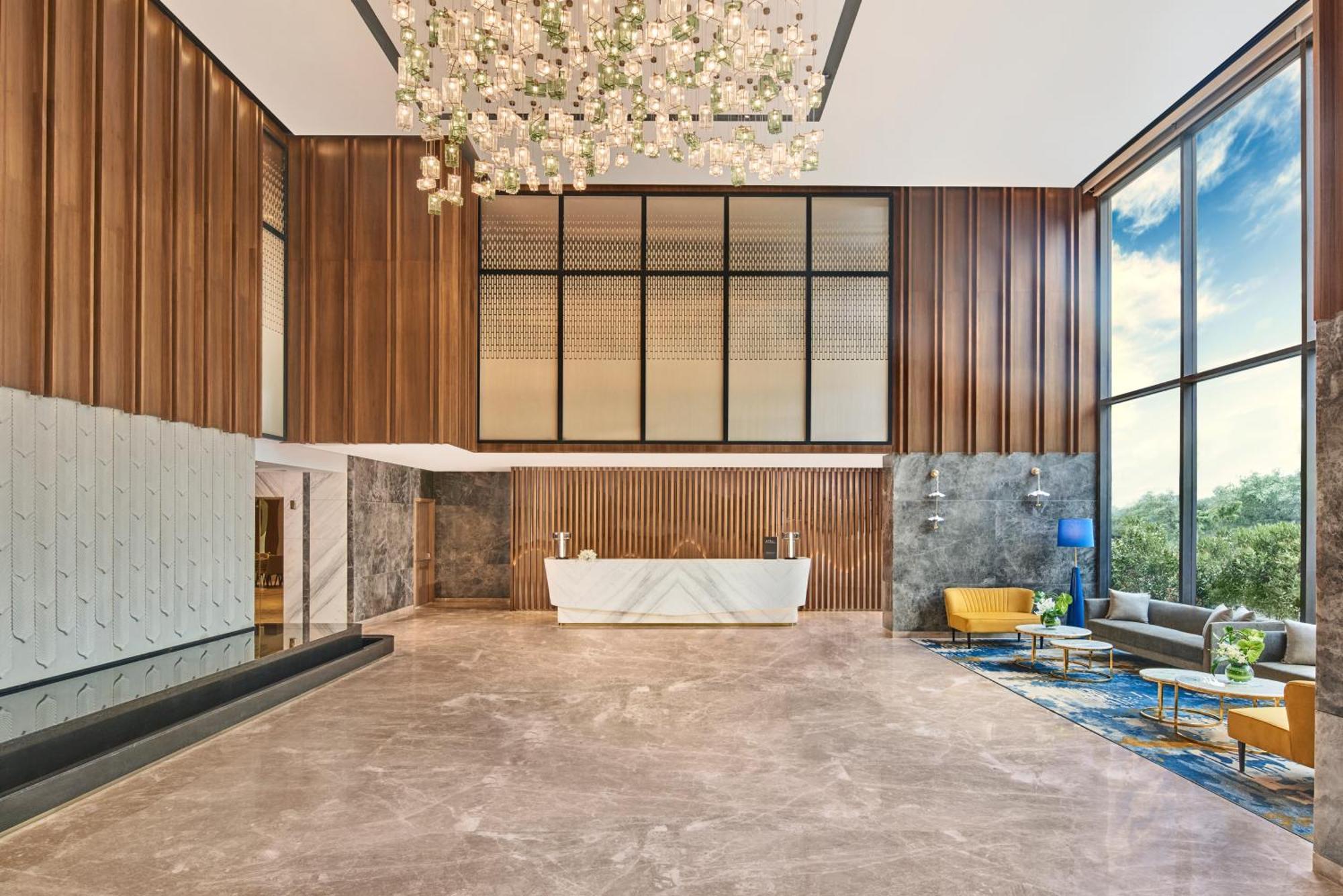 Novotel Mumbai International Airport Exteriör bild Lobby